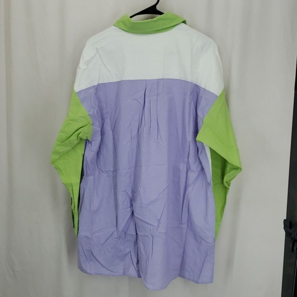 Charlie Holiday Romi Color Block Button Down Shir… - image 6